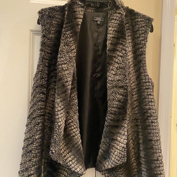 Lisa international Jackets & Blazers - Faux fur vest size medium